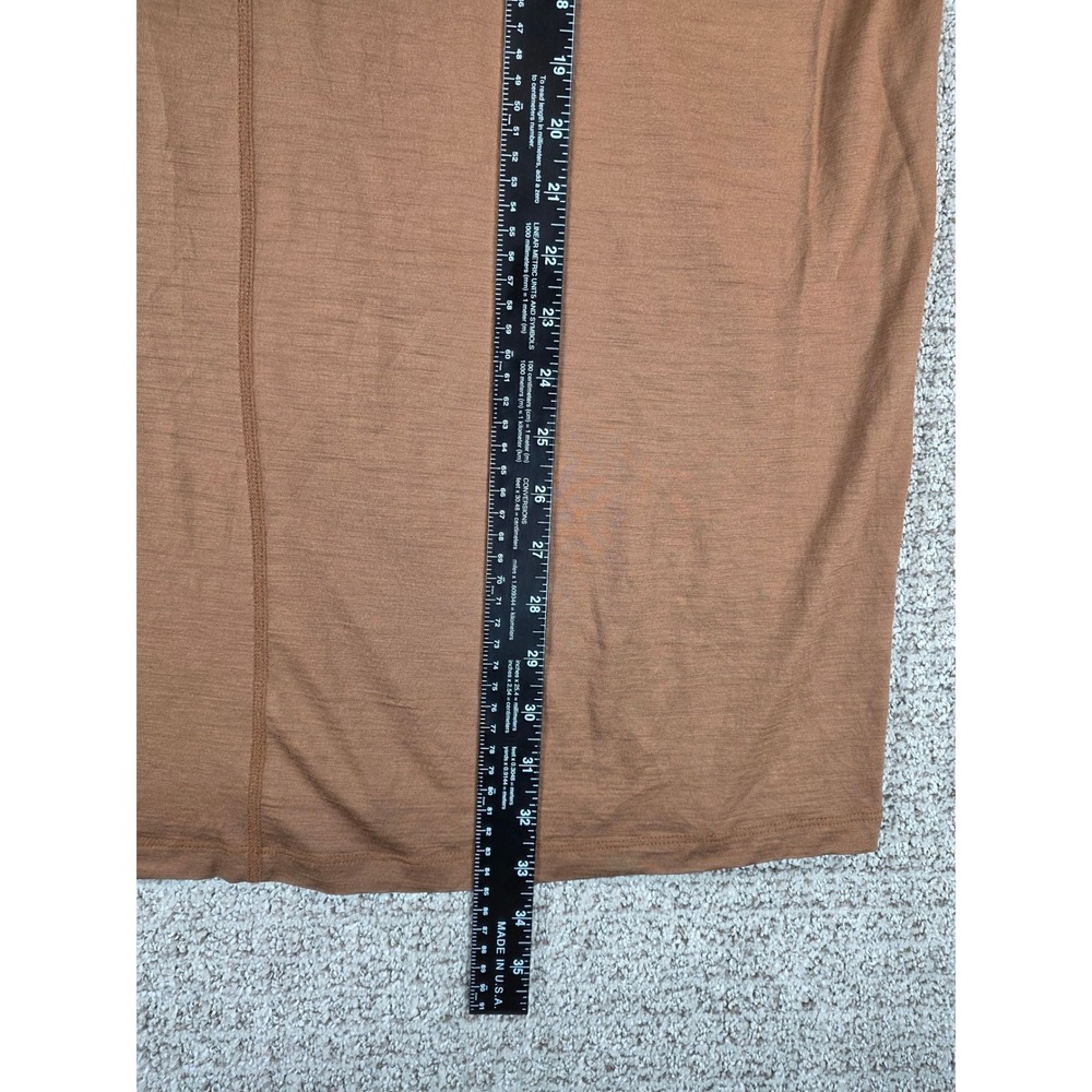 Ibex Men's Brown Short Sleeve 100% Merino Wool T-Shirt Size XXL - Picture 10 of 10
